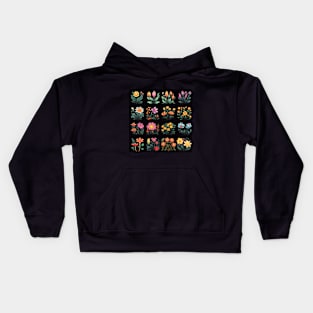 Summer Flowers Kids Hoodie